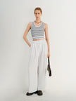 Striped U-Neck Tank