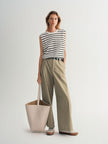Striped Sleeveless Knit Top