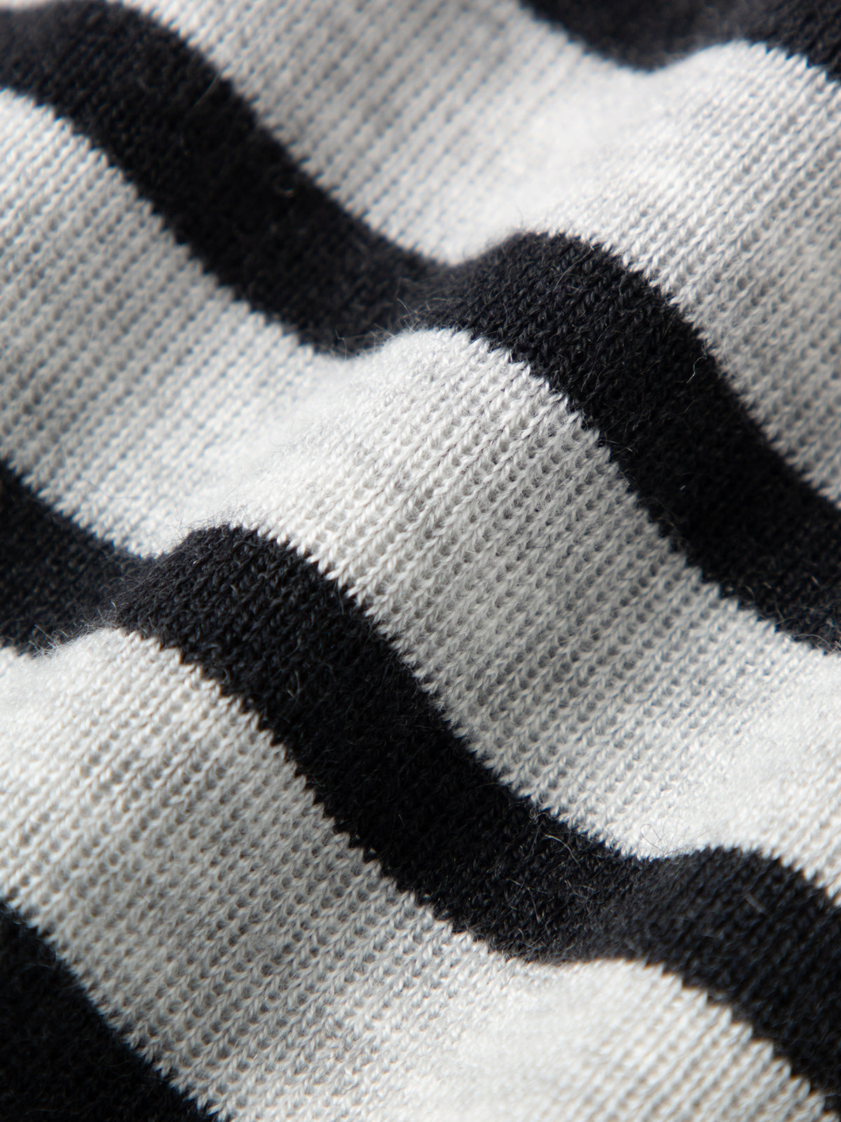 Wool-Blend Striped Hooded Zip Knit Cardigan