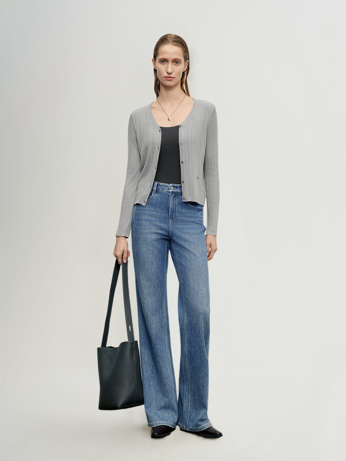 Vintage Flared Denim Jeans