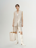 100% Linen Sleeveless Jacket
