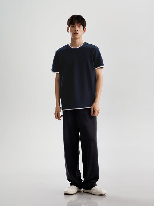 Load image 1 in gallery view. Dark Gray Lyocell Denim Pants