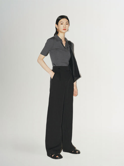 Load image 1 in gallery view. Straight Fit Trousers