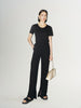 Straight Fit Slit Side Trousers