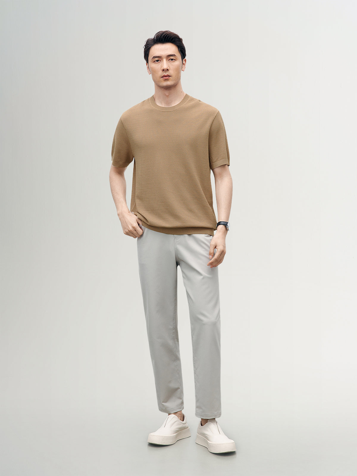 Men’s Tapered Pants Gray