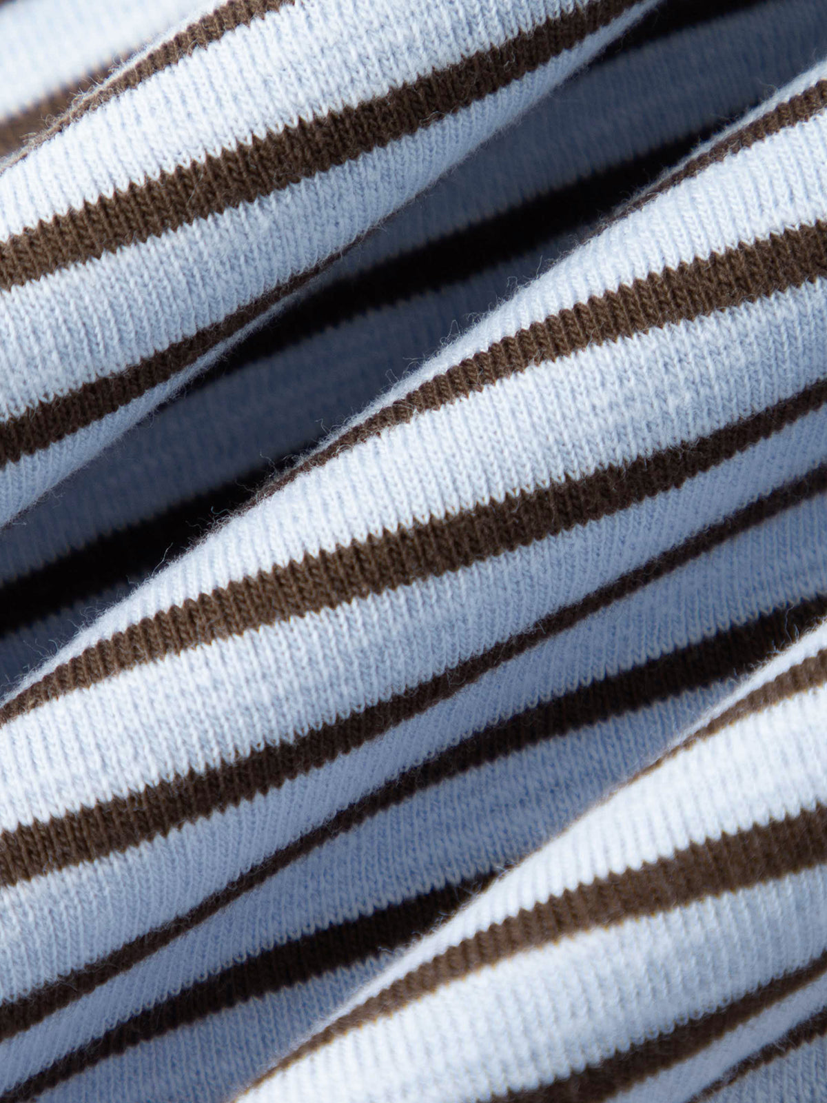 Striped Fitted Crewneck Tee
