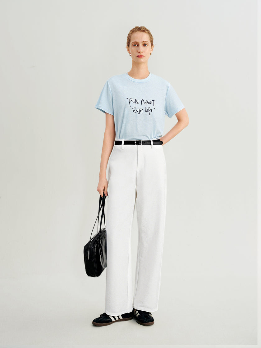 Light Blue Relaxed Tee