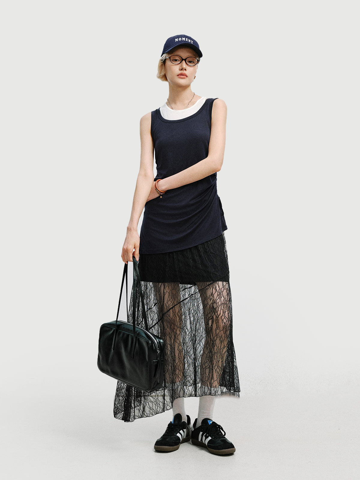 Lyocell Sleeveless Longline Top