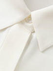 Sleeveless Silk Shirt Top