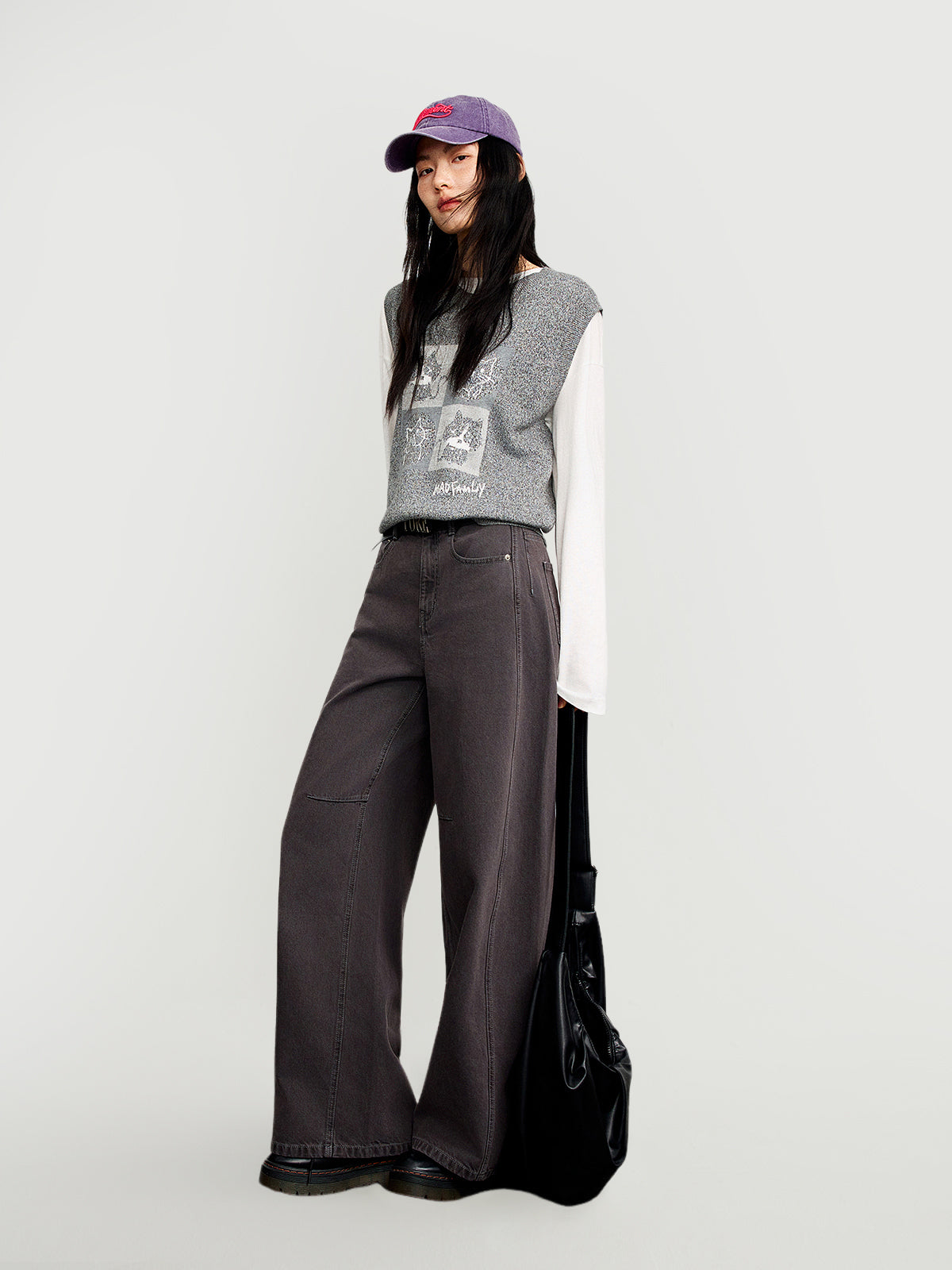 Cotton-Blend Knit Vest