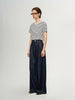 Cotton Wide-Leg Jeans