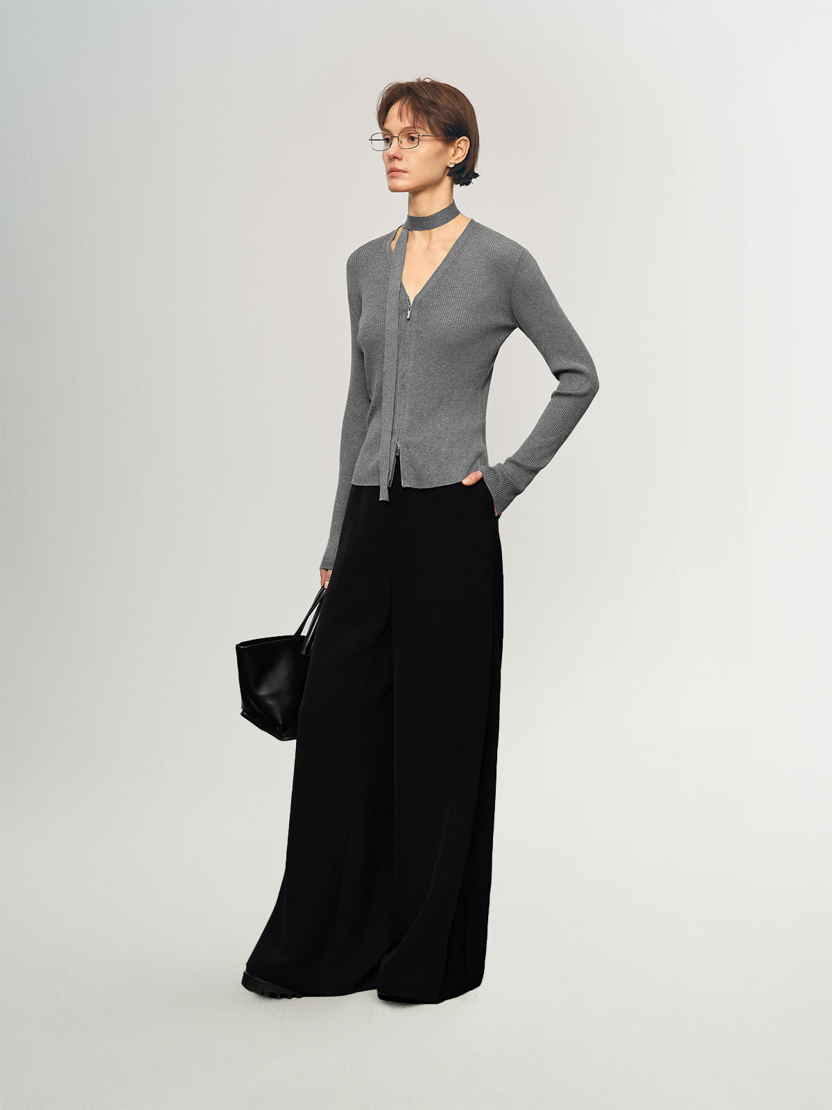 Lyocell-Triacetate Knit with Matching Belt
