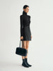 A-Line PU Mini Skirt