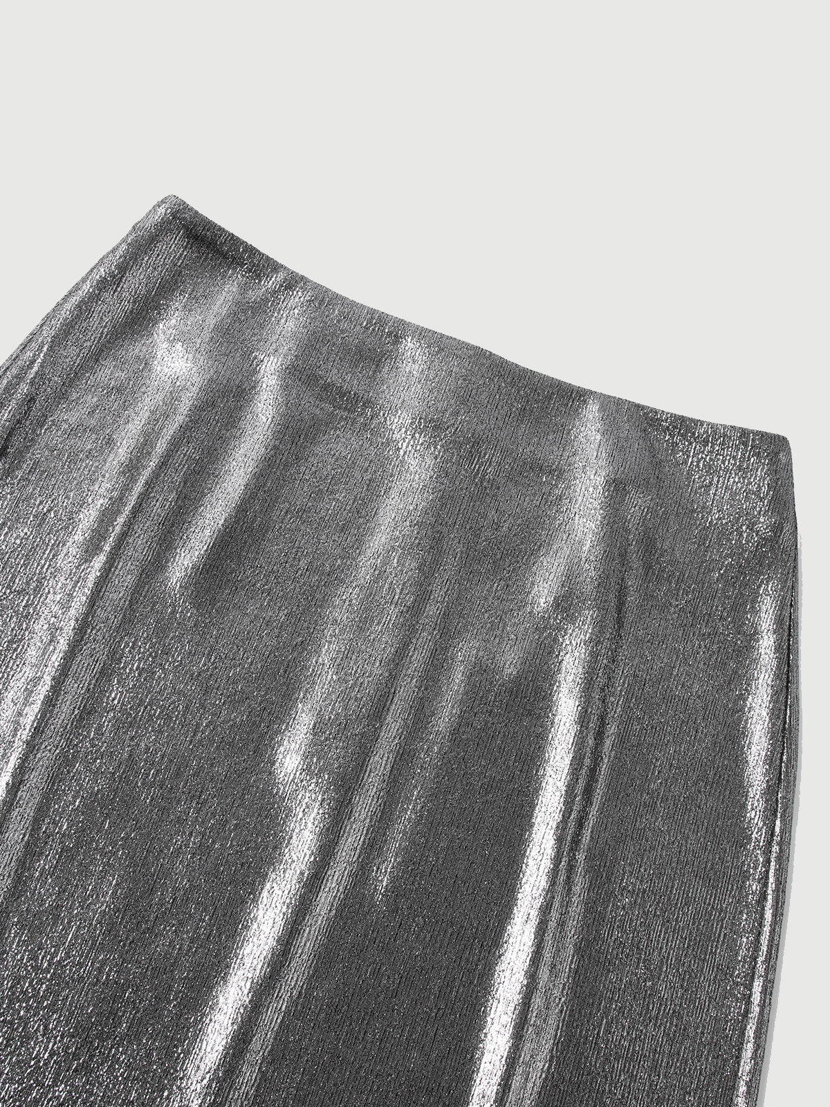 Shimmer Straight Maxi Skirt