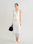Triacetate V-Neck Vest