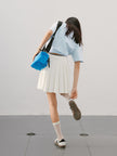 Pleated Mini Skirt