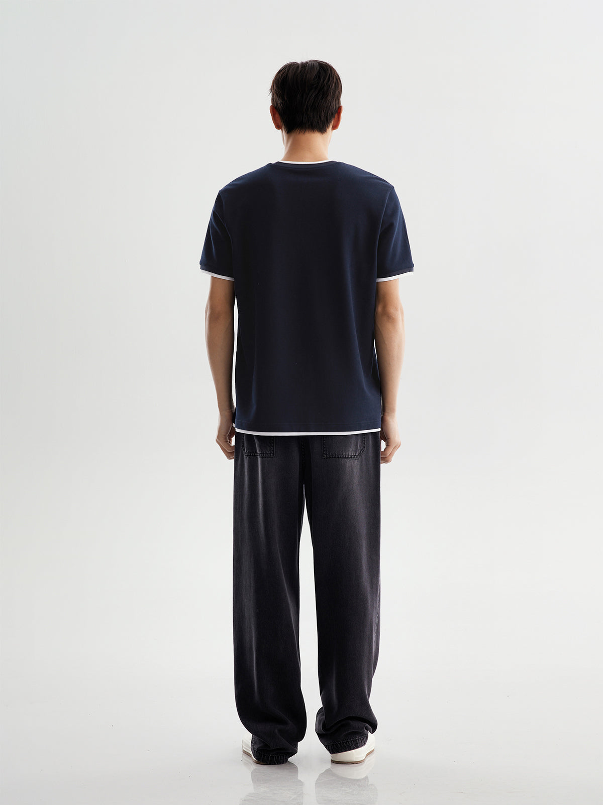 Dark Gray Lyocell Denim Pants