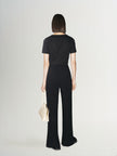 Straight Fit Slit Side Trousers