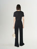 Straight Fit Slit Side Trousers