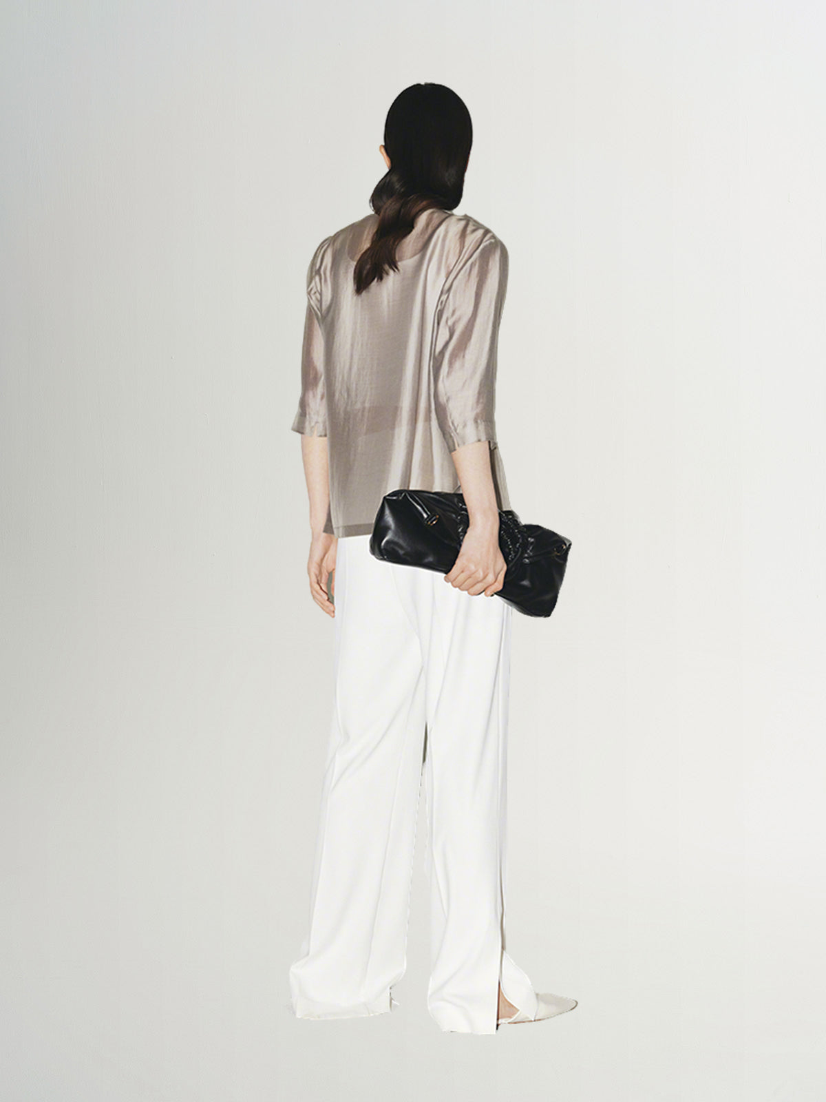 Quarter Sleeves Lyocell Blazer