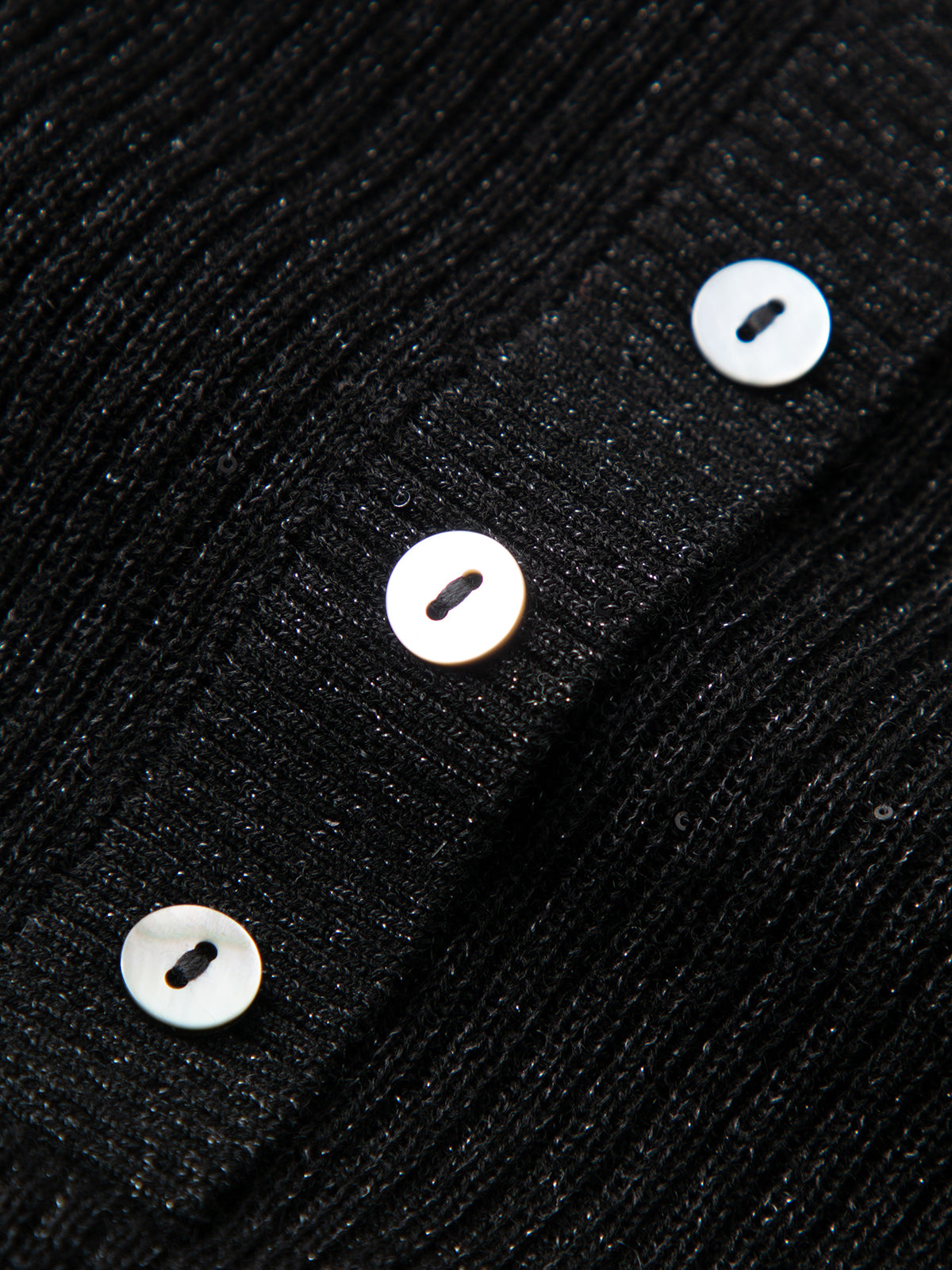 Crewneck Short-Sleeve Wool Top