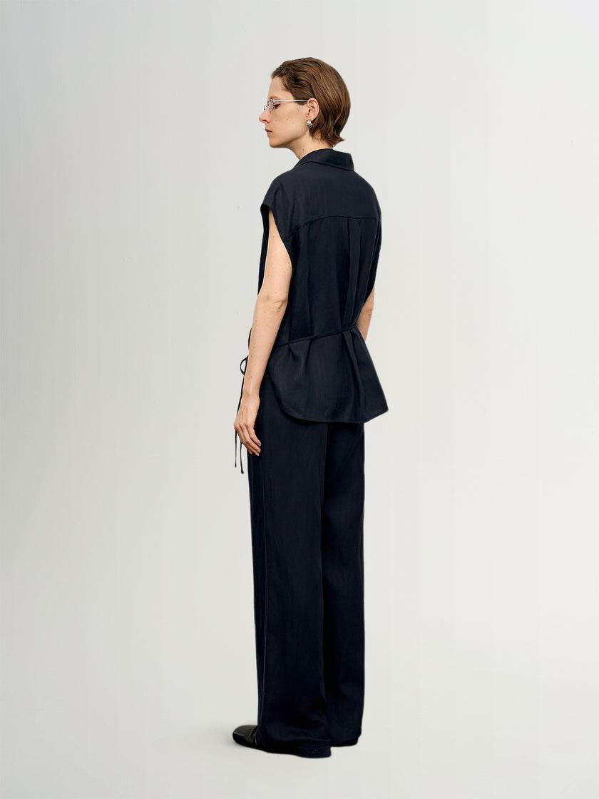 Lyocell Short-Sleeve Shirt