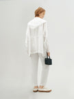 Lyocell-Linen Hooded Mid-Length Jacket