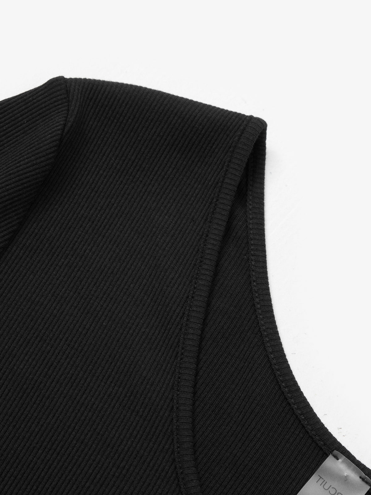 Round Neck Yoga Knit Short Top