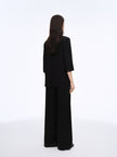Quater Sleeves 100% Silk Blazer