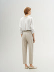 Cropped Lyocell Pants