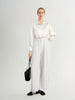 Silk Jacquard Satin Shirt