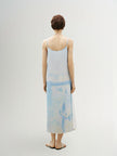 V Neck Pleated Slip Dress