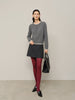 Pure Cashmere Contrast Binding Sweater