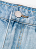 Women's Light Blue Summer 100% Cotton Jeans Shorts 5F6152201