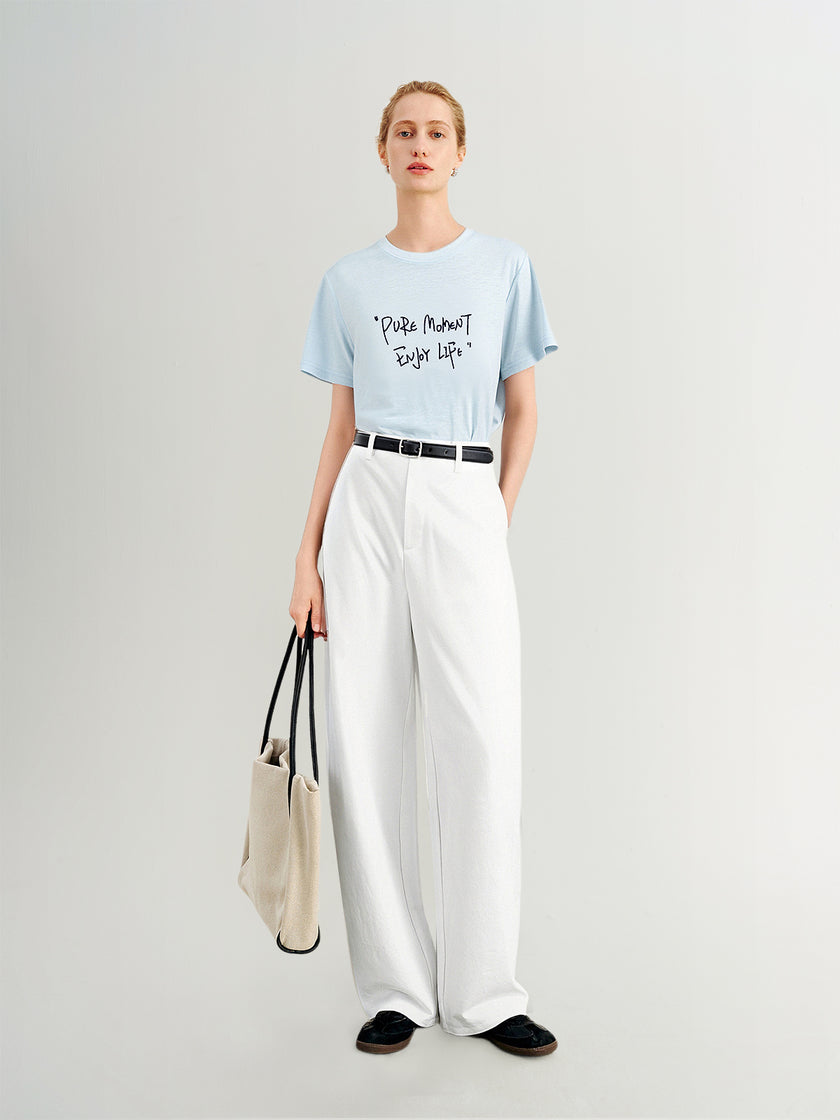 Light Blue Relaxed Tee