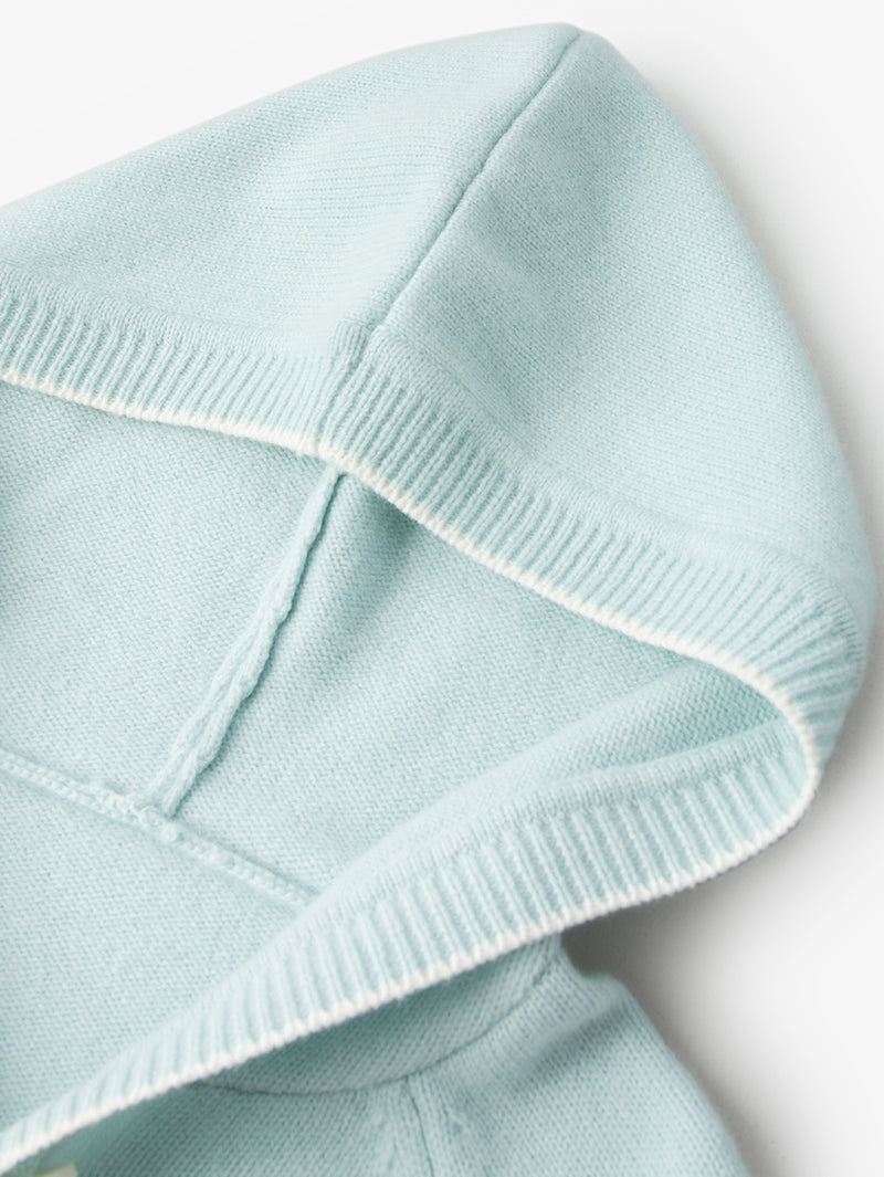 Hooded Knit Cardigan