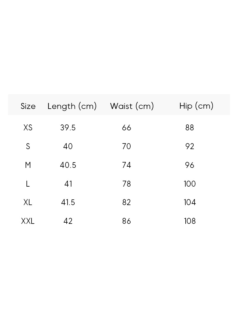 Rock Straight Fit Short Skirt