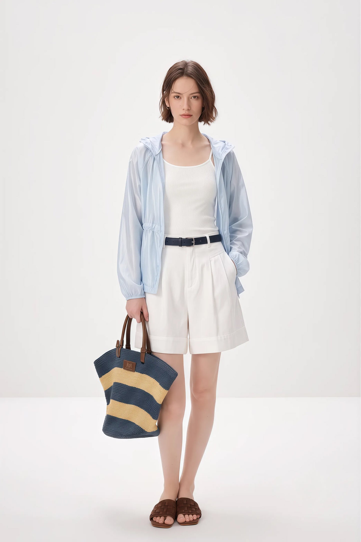 Mulberry Silk Hooded Jacket