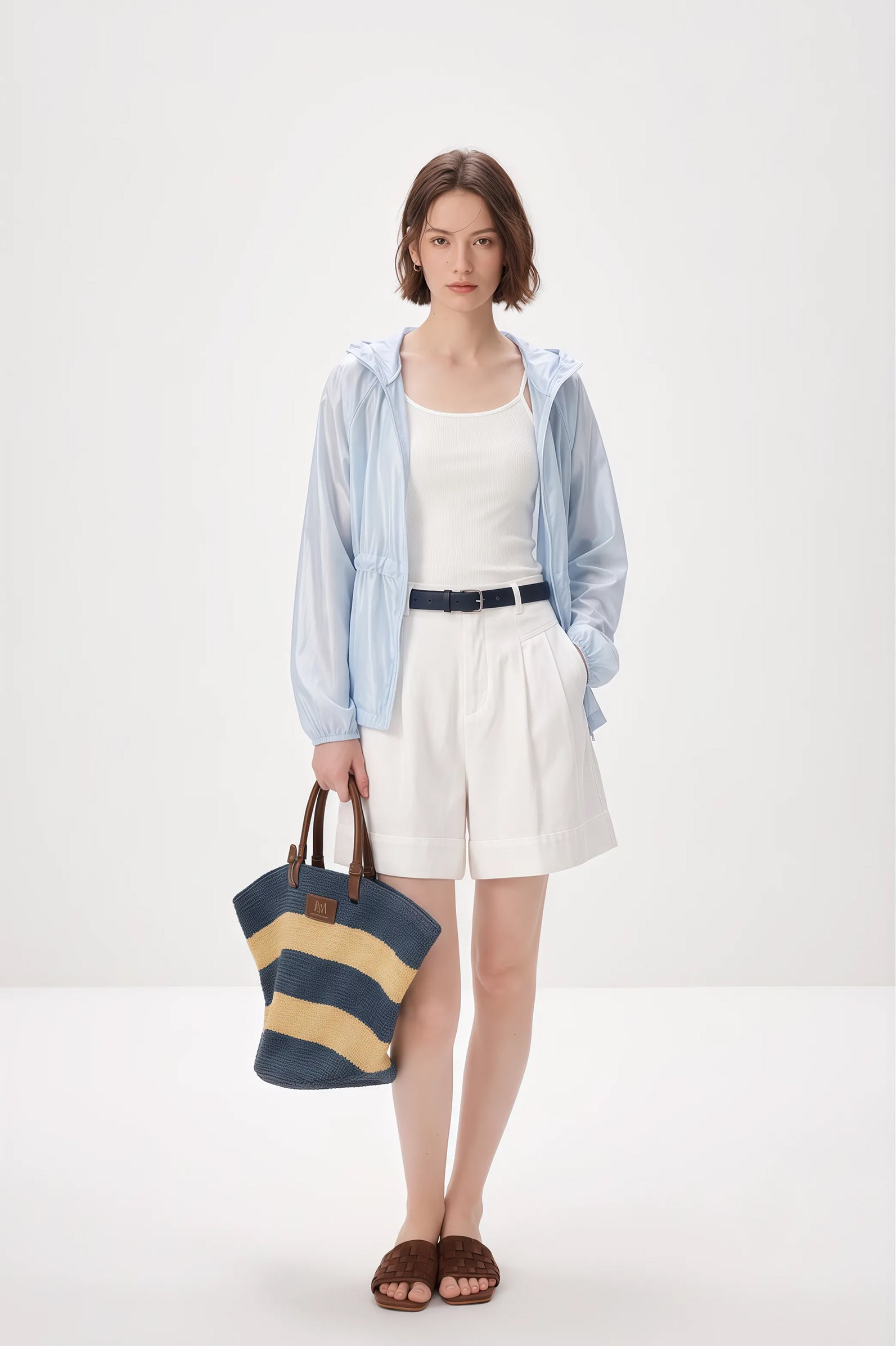 Mulberry Silk Hooded Jacket