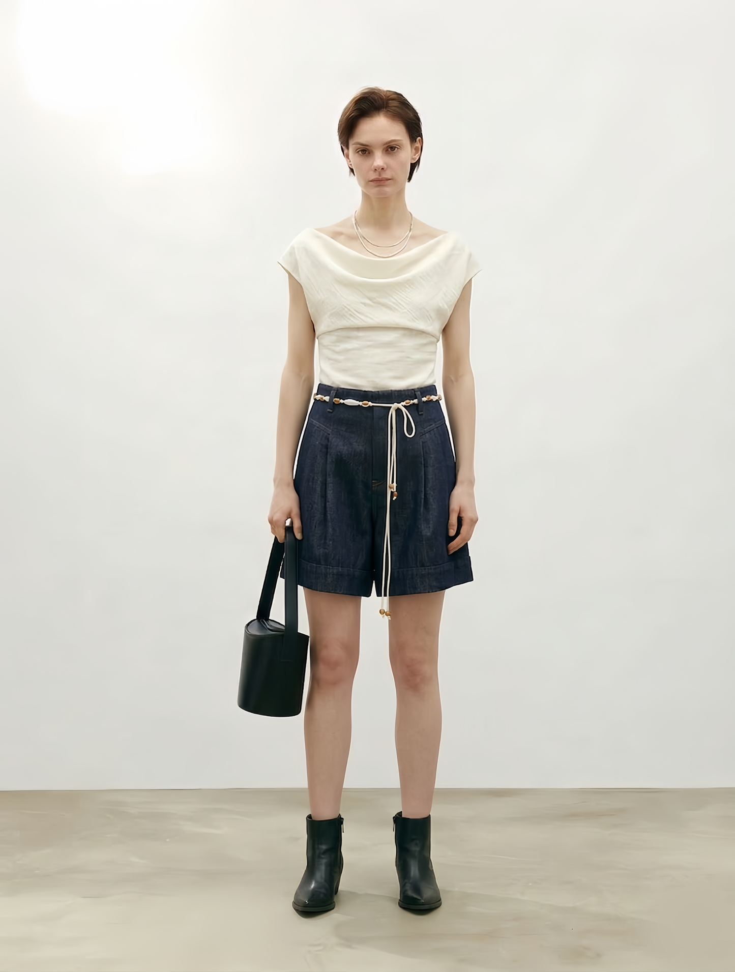 Lyocell Essential Crewneck Sleeveless Tank