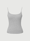Light Grey Slim Strap Tank Top