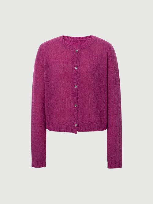 Load image 1 in gallery view. Silk-Cashmere Cardigan