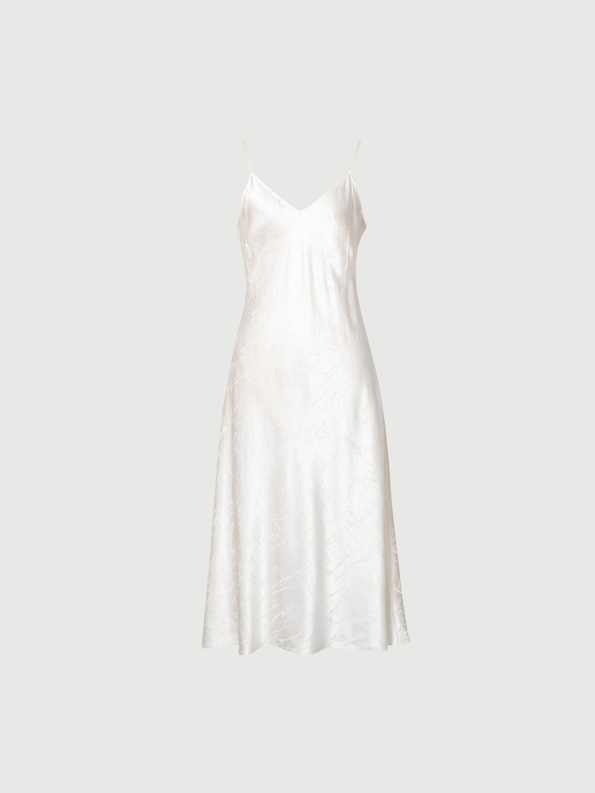Silk Jacquard Slip Dress