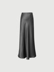 Triacetate Straight Maxi Skirt