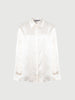 Silk Jacquard Satin Shirt