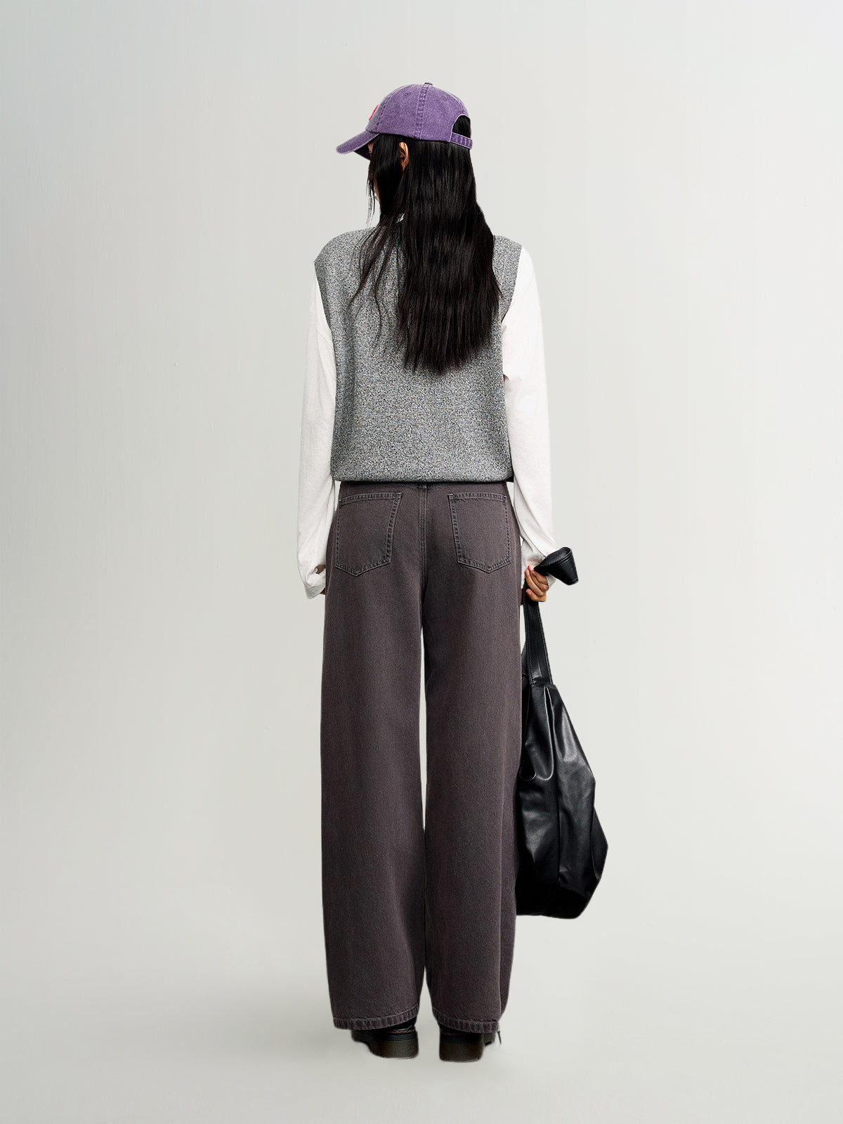 Cotton-Blend Knit Vest