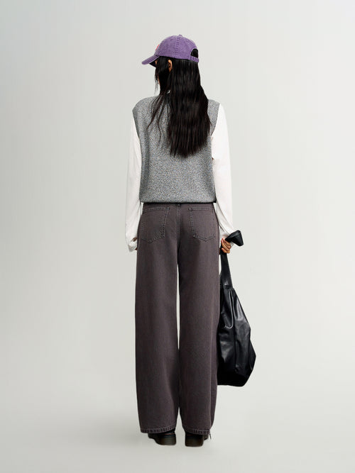 Load image 1 in gallery view. Cotton-Blend Knit Vest
