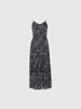V-Neck Floral Slip Dress
