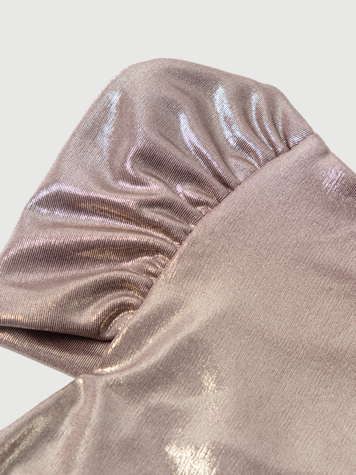 Off-Shoulder Sequin Fitted Top