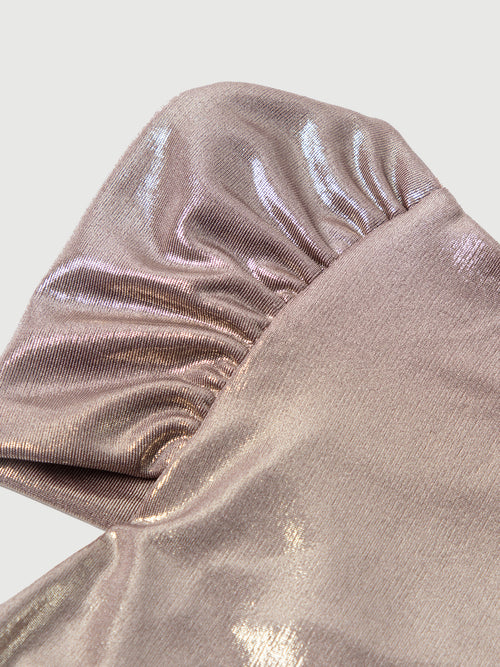 Load image 1 in gallery view. Off-Shoulder Sequin Fitted Top
